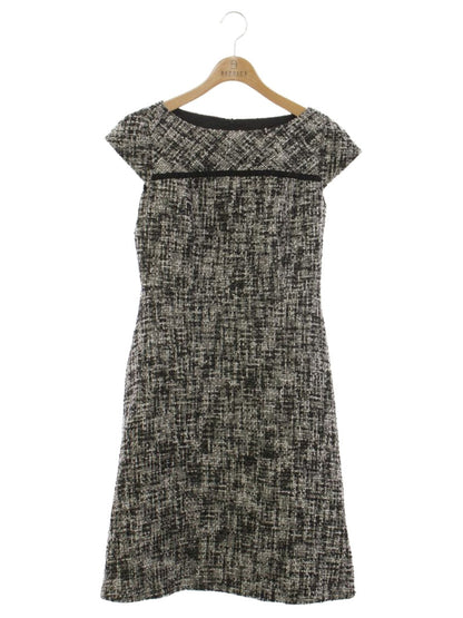 トッカ BRULEE ドレス OPTOYW0340 ワンピース 2 ブラック ツイード ITHFSO6EMPSS