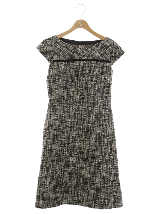 トッカ BRULEE ドレス OPTOYW0340 ワンピース 2 ブラック ツイード ITHFSO6EMPSS