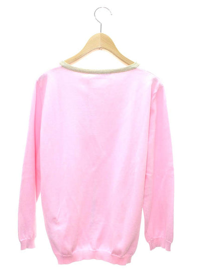 ブルーガール LQ0223308 カーディガン 46 ピンク フラワーモチーフ ITBMTNQYTX0G