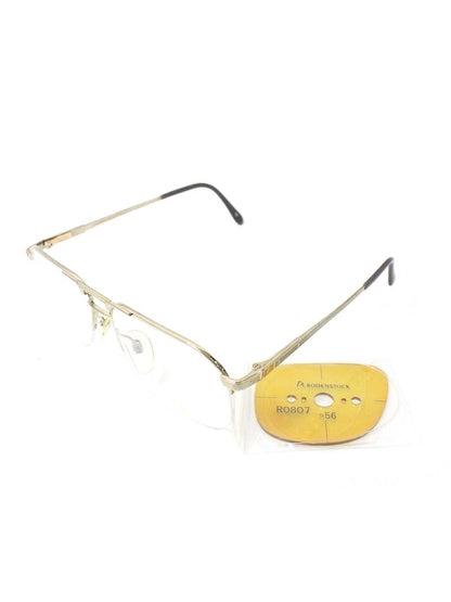 ローデンストック 807 メガネ ゴールド メタルフレーム ハーフリム IT1PCF1JY9U0