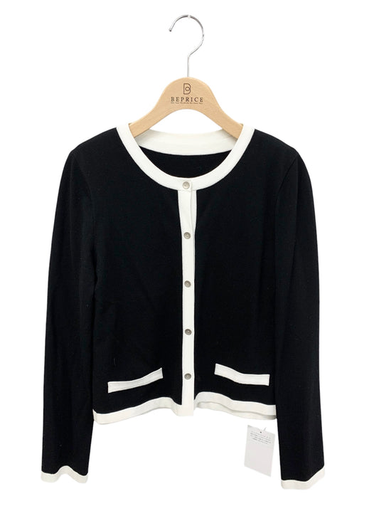 フォクシーブティック ツインニットカーディガン 39938 アンサンブル 38 ブラック トップス カーディガン IT9QX4RRPW4S