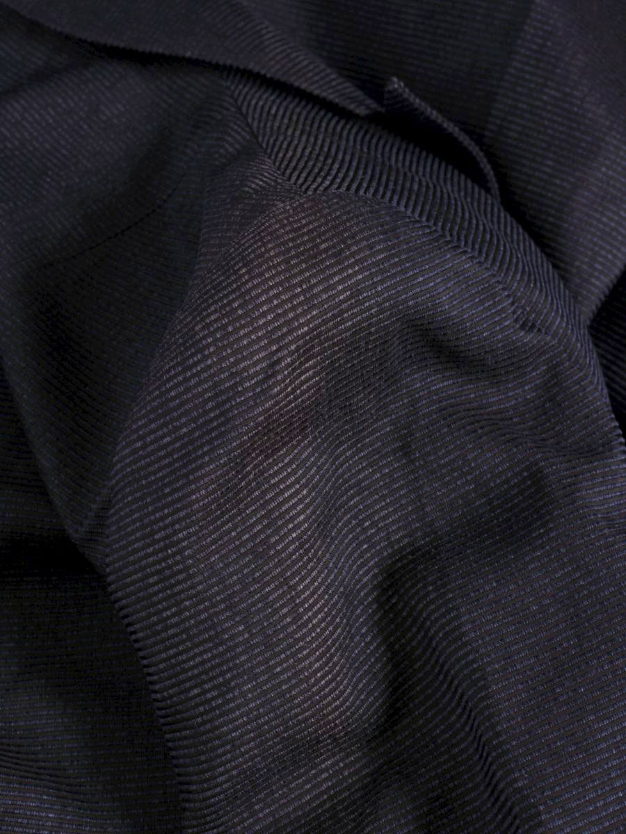 アクリス AJ-110 ワンピースコート ネイビー シルク ボーダー ITRYWJ5NRFG0 【SALE】