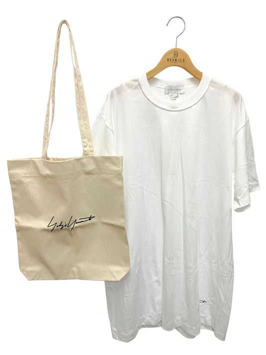 ヨウジヤマモト 3 PACK T-shirt FP-T52-050-1-03 Tシャツ 3 ホワイト 裾ロゴ ITAROFT1JEAS 【SALE】