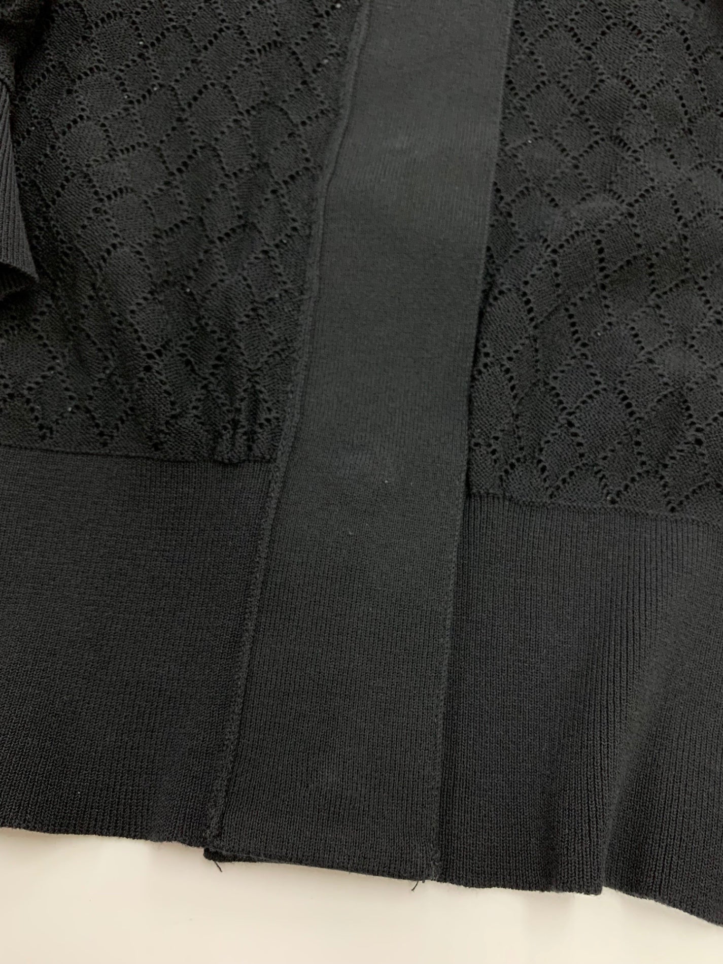 M'S GRACY ブラック長袖カーディガン 38 M´S GRACY(エムズグレイシー) カーディガン サイズ38 M