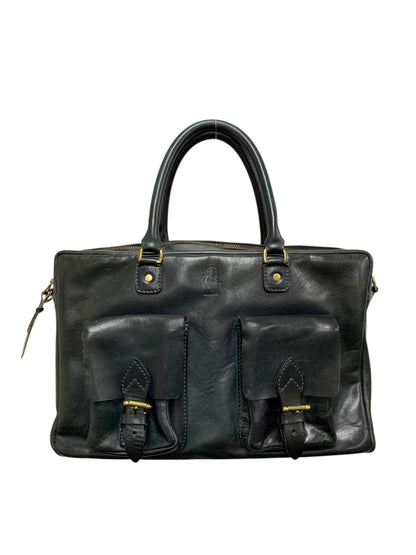 サンダスト モルペウス ブリーフケース ネイビー ビジネスバッグ レザー IT8DG6O6N328