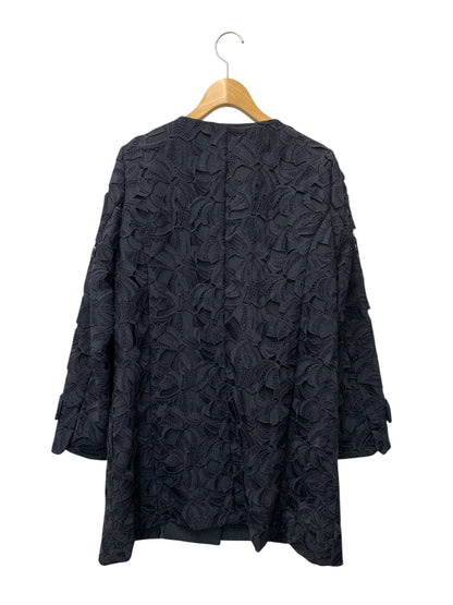 ローズティアラ 51101-701 ノーカラーコート 42 ネイビー レース IT8A7VGLGKUG
