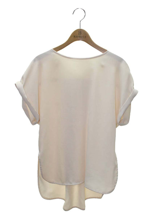 アダムエロペ GAH-0656-A 38 ベージュ フレンチスリーブ ブラウス ITU1UMBY3JG8