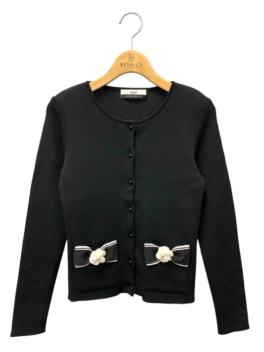 ルネ 6712790 36 ブラック カメリア パール リボン リミテッド ITFLTIF04LZS