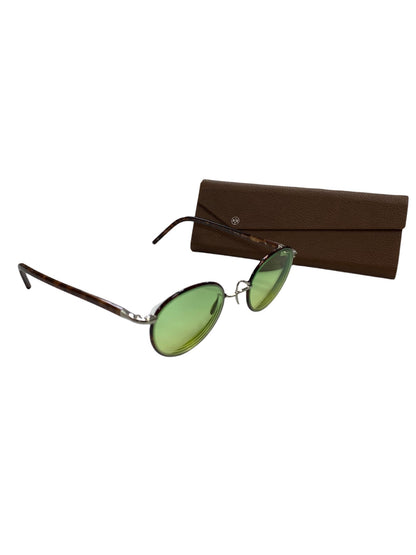 ayame（アヤメ） SIPPOU メガネ ブラウン シッポウ コンビフレーム フルリム ラウンド IT6LWJ8UFRCI