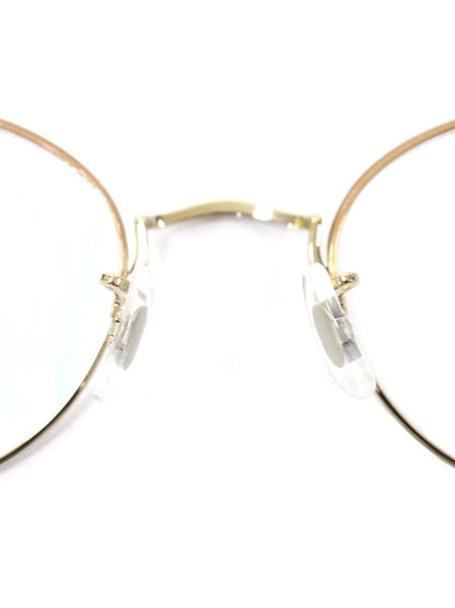 アンティミテ INE-1005 メガネ ゴールド/ミルクピンクハーフ INTIMITE BY EYEVAN アイヴァン メタルフレーム フルリム ラウンド ITAYM1K1SGSC