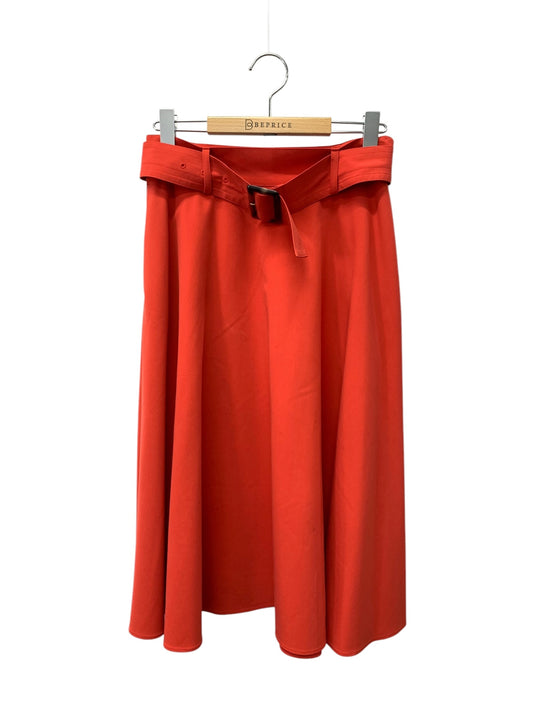 ブルーレーベルクレストブリッジ 55S24-177-16 スカート 38 レッド べっ甲柄ベルト IT6LK66LCKTK 【SALE】