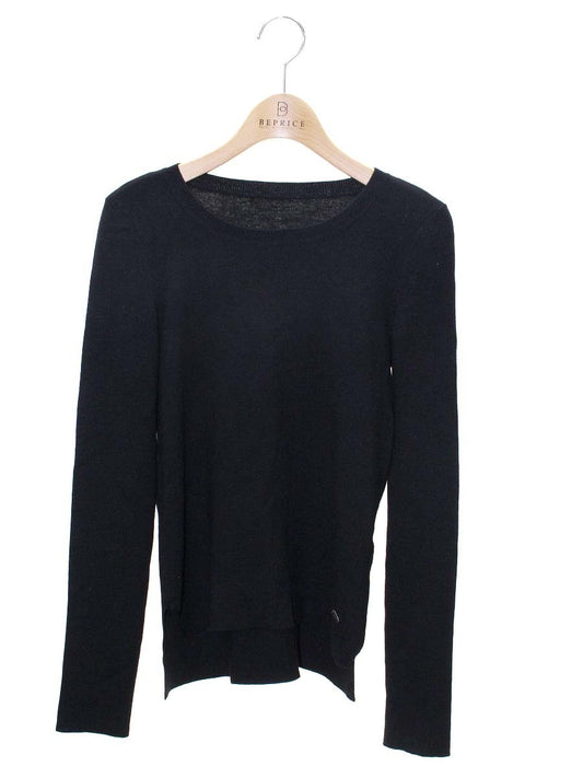 フォクシーブティック Kint Tops 30525 ニットトップス 38 ブラック ITU5089Z1PJA