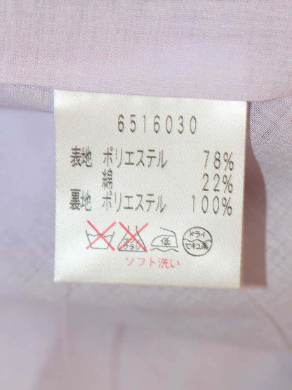 ルネ 6516030 ワンピース 38 パープル チェック柄 タックフレア ITKQZ2DVPUX4