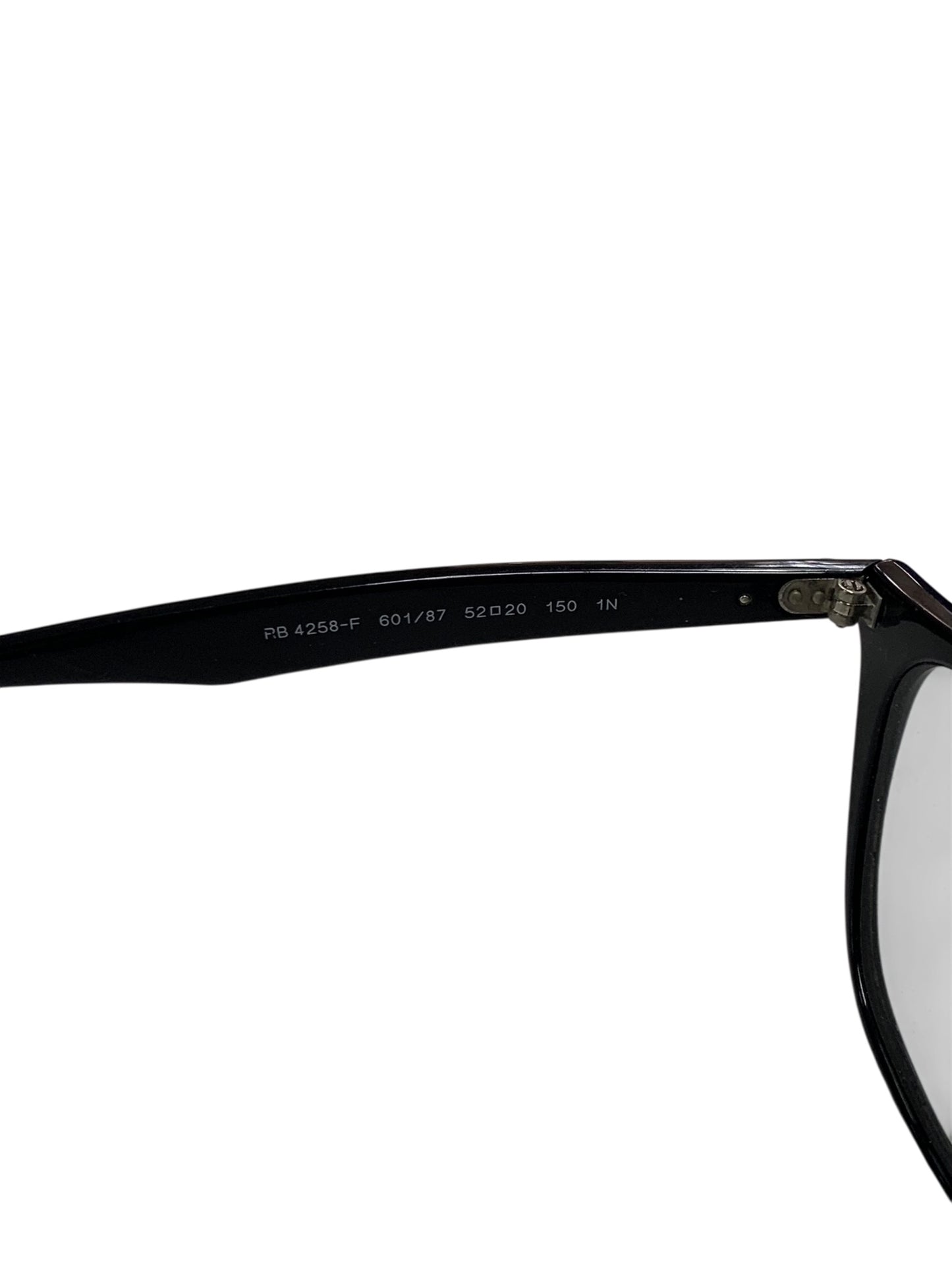 レイバン RB4258-F サングラス ブラック セルフレーム フルリム ウェリントン ITD985X34Z7K