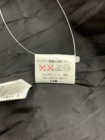 エムズグレイシー コート 529706 アルパカ混 フラワーボタン リボン 38 ブラック リボン IT8K2HEBTMFQ 【SALE】