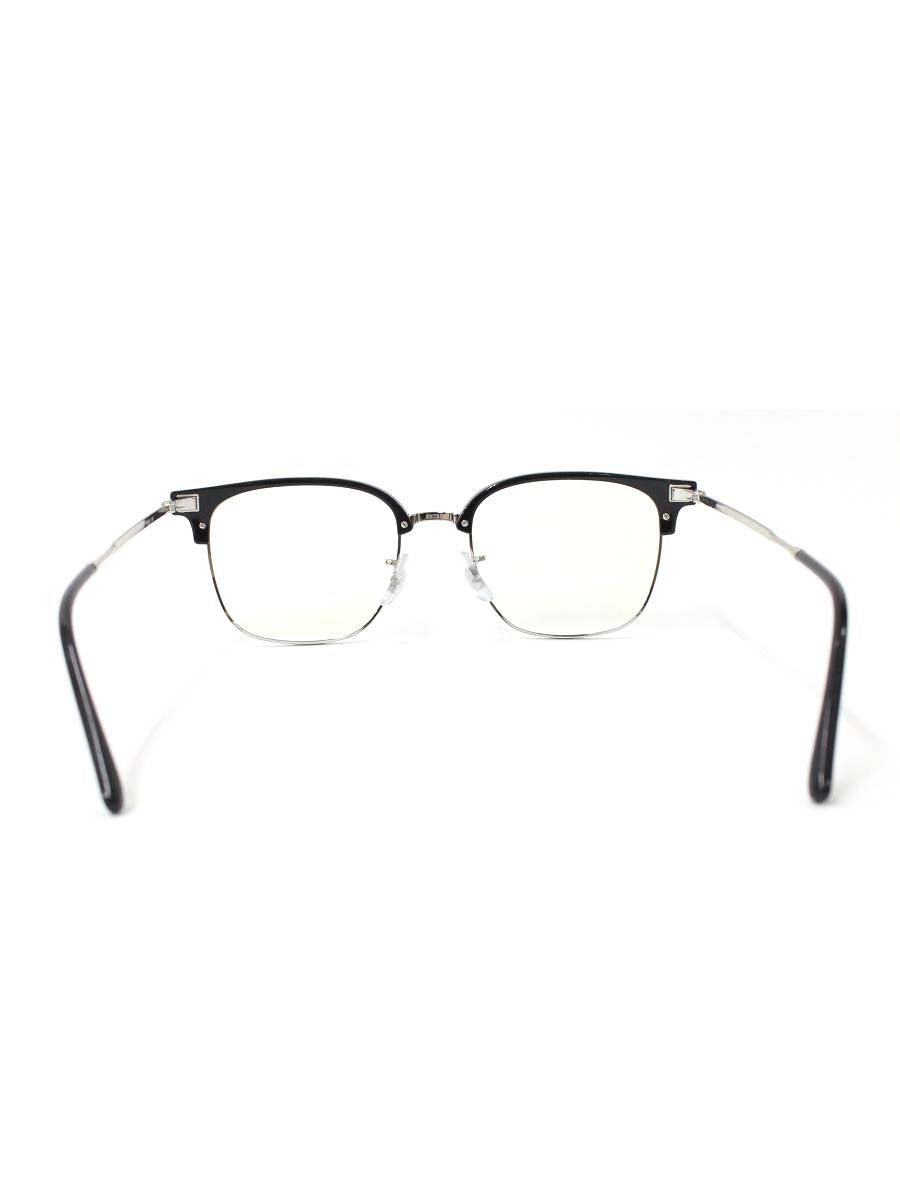 レイバン New CLUBMASTER RB7216F メガネ ブラック コンビフレーム ハーフリム ボストン ITO3XYJA7U4G