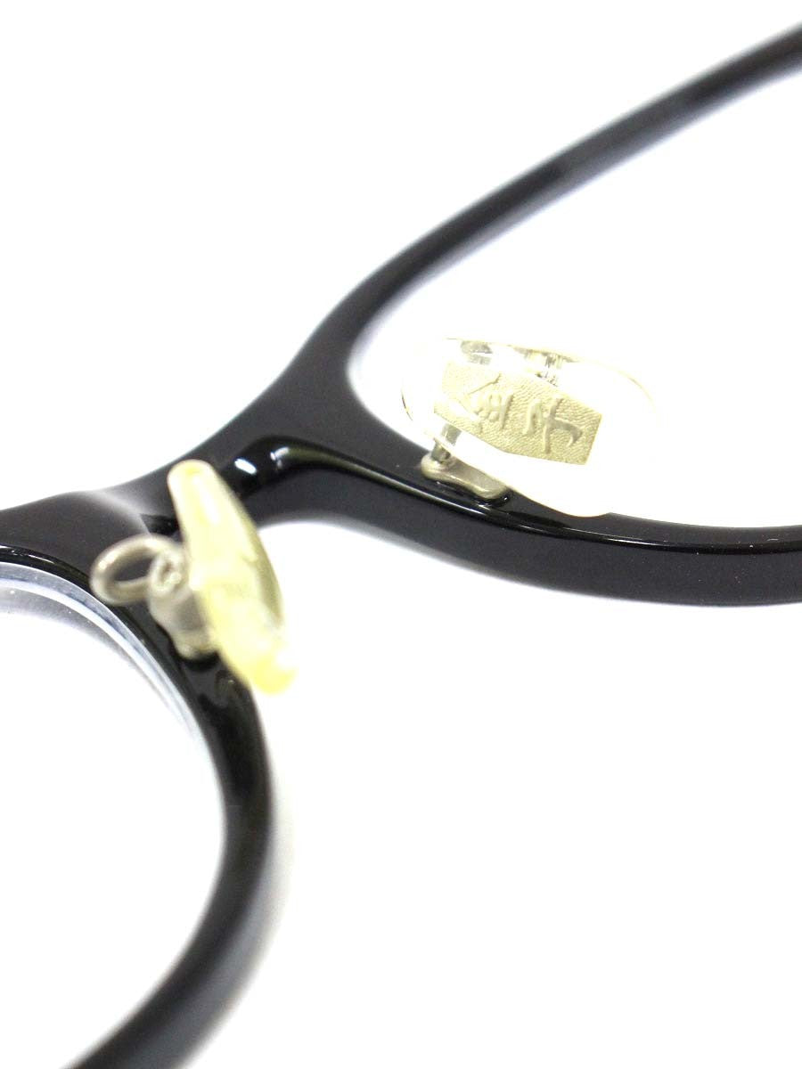 金子眼鏡 CELLULOID KC-17 メガネ ブラック セルフレーム フルリム ウェリントン IT8SB046GMAC