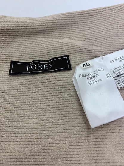 フォクシーブティック KNIT TOP "DOLCEVITA 42446 ニット 40 ベージュ ITWR6B793LMW