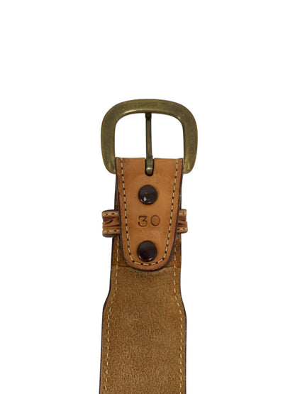 ファニー HAND TOOLS & HAND DYE ベルト ブラウン レザー ITQI0QW6VXR4 【SALE】