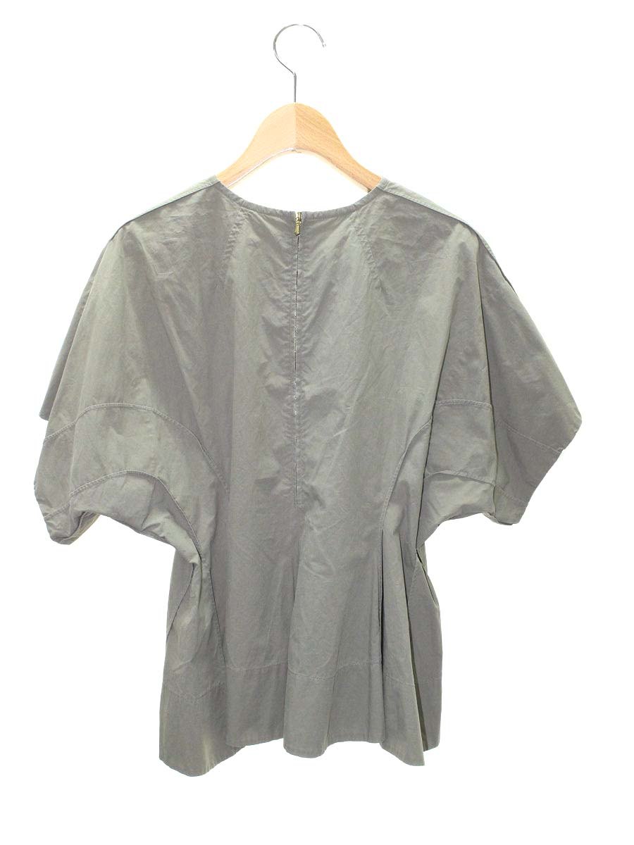 ブラミンク 7921-230-0108 カットソー 38 カーキグリーン ペプラム バックジップ ITNQYVB77JYE