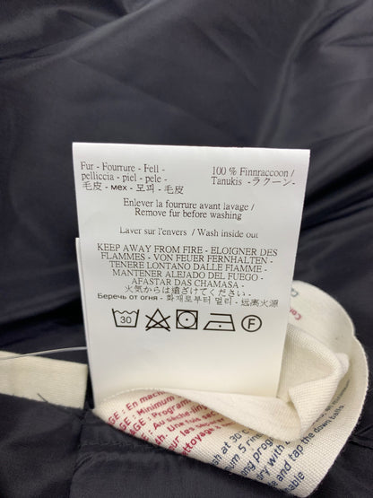 ピレネックス BORDEAUX HWK041 ダウンジャケット 44 ブラック フィンラクーン ITH7TDN6L6N2