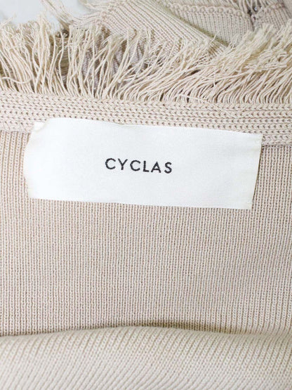 シクラス 1-02-06-2009 コットンジャケット S ベージュ フリンジ ITJNYE4RVVXM