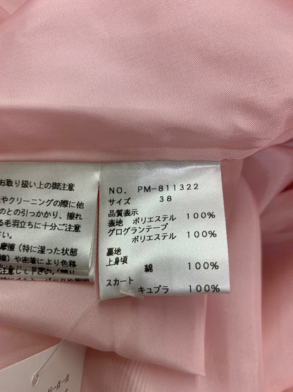 エムズグレイシー 811322 ワンピース 38 ピンク フラワーモチーフ ITIQ3KB8HA3R