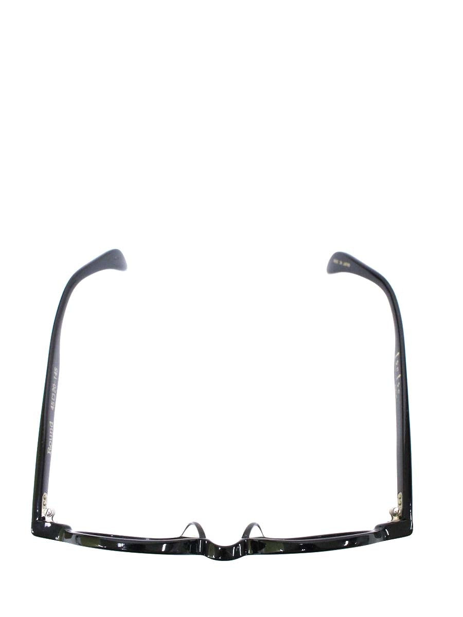 ツェツェ ROUNDO メガネ 眼鏡 ブラック セルフレーム フルリム オーバル ITI6NMCEDDHK