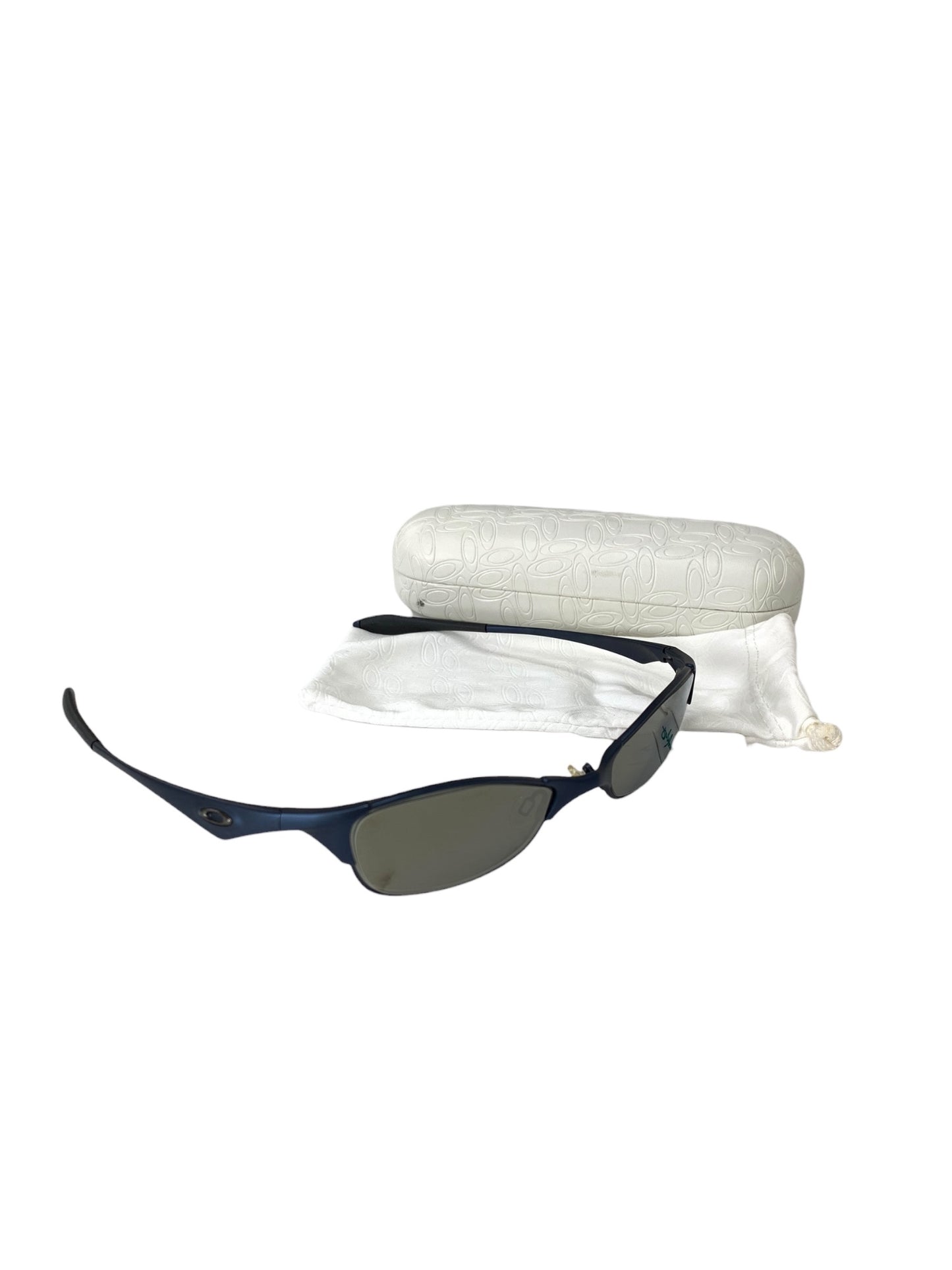 オークリー サングラス ブルー メタルフレーム フルリム オーバル（楕円） ITMHPQA35WEM