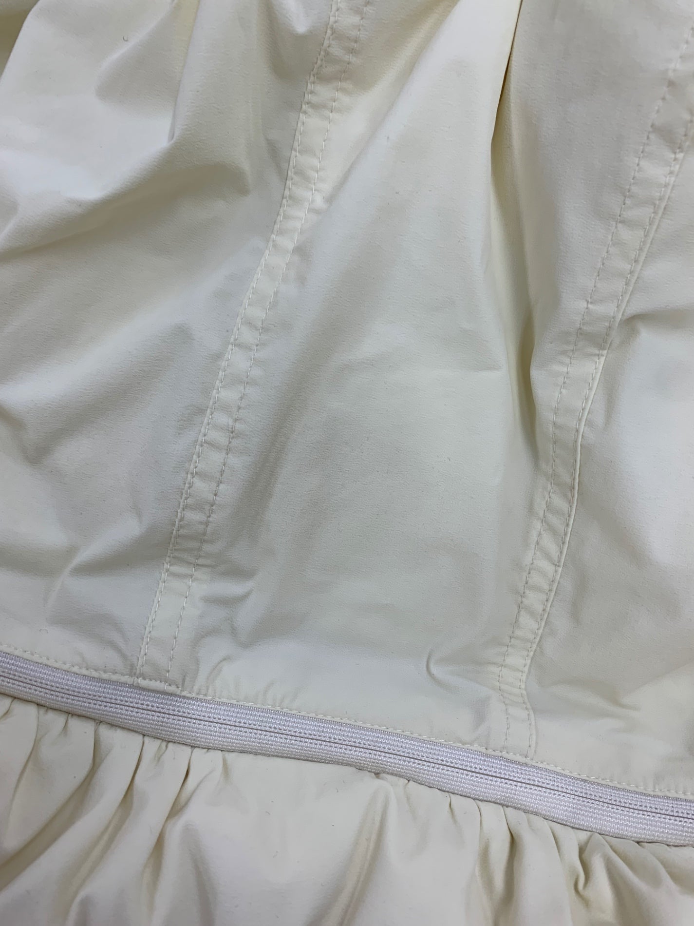 エムズグレイシー 819509 ダウンコート 36 ホワイト レッキスファー ダブルジップ 2way IT03TG10UVSG