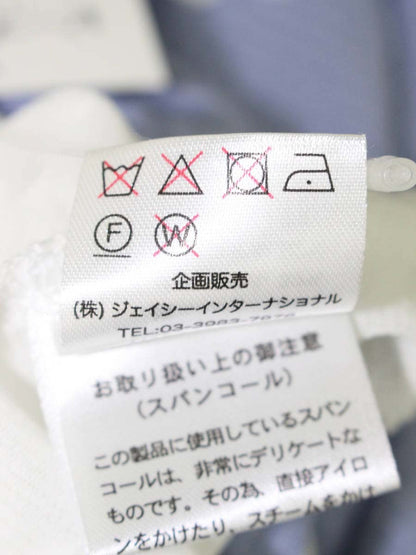 スーパービューティー ワンピース 40 ブルー ストライプ レース ITJNPYI53AQK