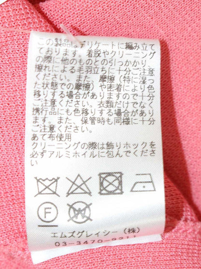 エムズグレイシー 018323 ボレロ 38 ピンク カーディガン IT5T6A7Z8RW3