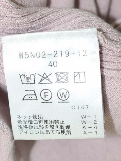 トゥービーシック W5N02-219-12 ニット 40 ピンク パフスリーブ ITJZV0GCU0UG