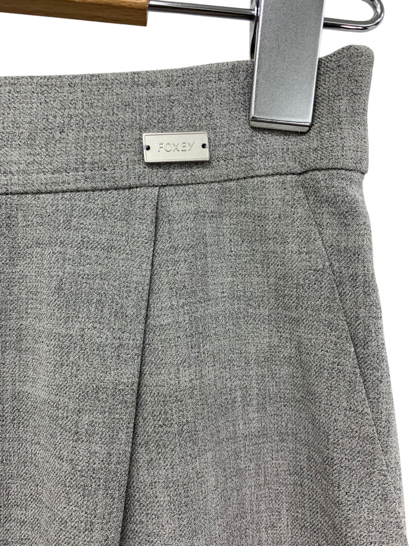 フォクシーブティック Washable Wide Pants 41541 パンツ 38 グレー ITRF92FXFH8R