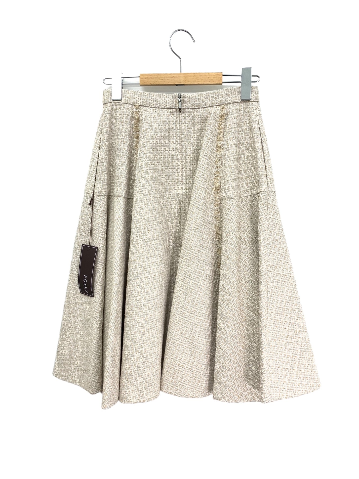 フォクシーブティック Skirt 39634 スカート 38 ベージュ ITPYS8XZLPQG