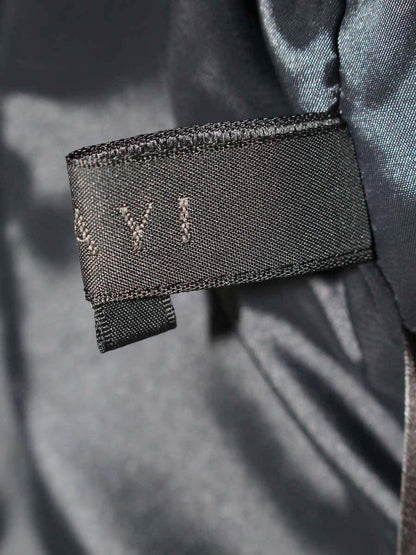 アナイ 10321-15-62-360 テーラードジャケット 36 ネイビーグリーン ベロア IT44LBMP3WGE