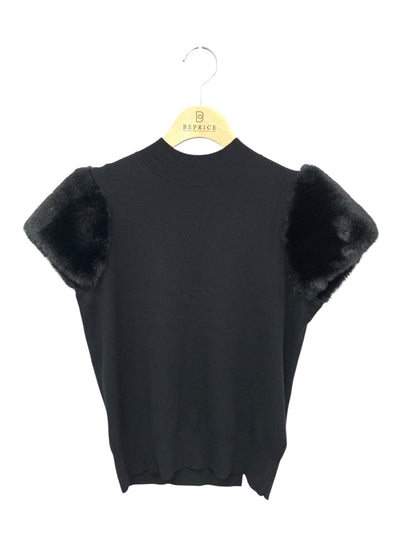 セルフォード シルクブレンドショートファースリーブニット CWNT244028 36 ブラック ITQ6GFPNYK6A