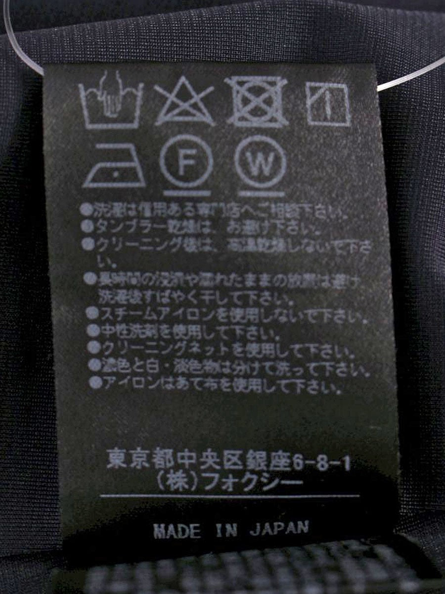 フォクシーニューヨーク 38959 ワンピース 40 ネイビー ギャザー IT6KEIWDP5MI