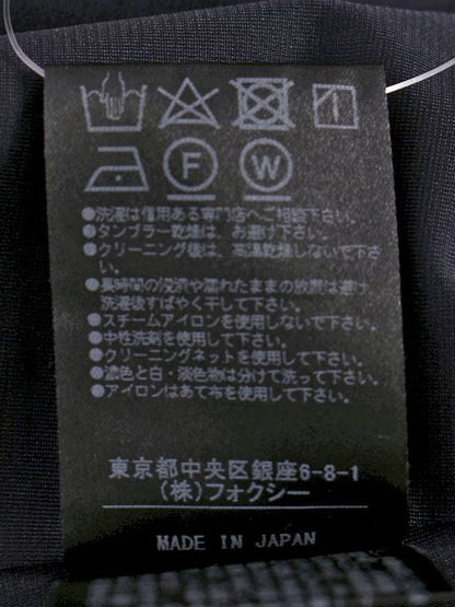 フォクシーニューヨーク 38959 ワンピース 40 ネイビー ギャザー IT6KEIWDP5MI