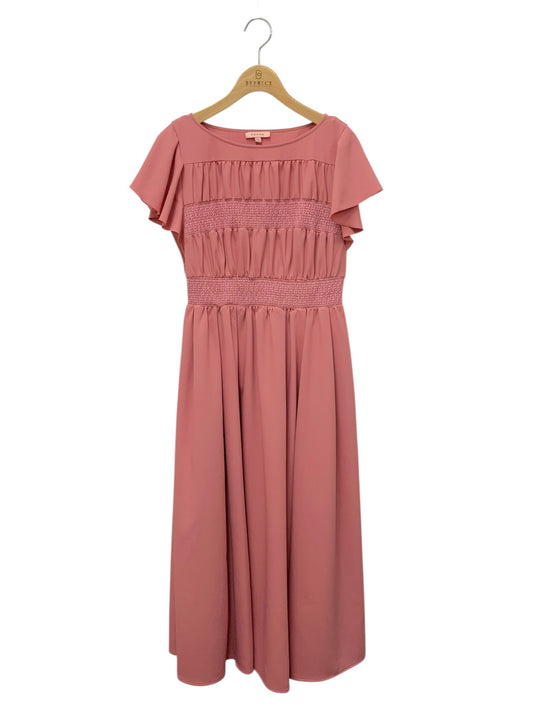 トッカ SMOCKING EMBROIDERY OPTOGA0130 ワンピース 0 ピンク 消臭 UVケア ウォッシャブル ITB1N04VUG2F