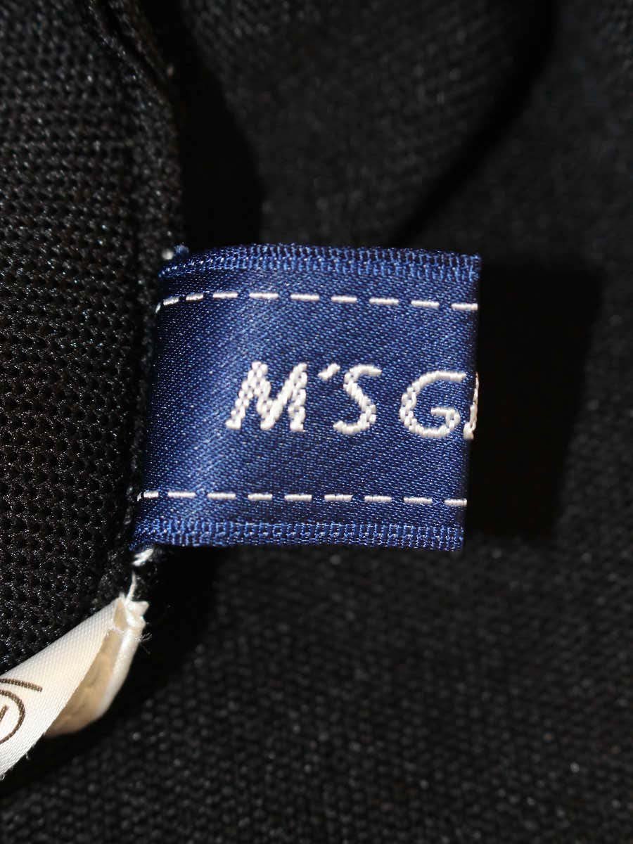 エムズグレイシー 118115 スカート 38 ブラック ニット 刺繡 フラワーモチーフ ITOJK12U1O6S