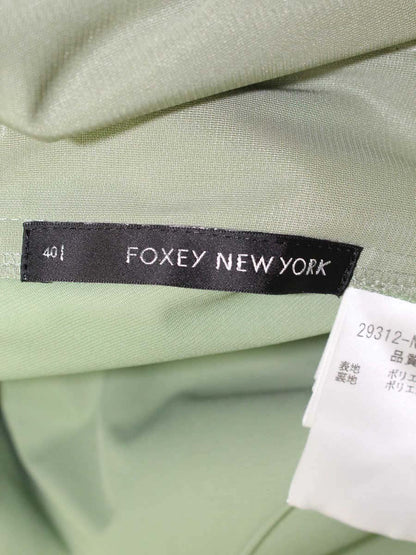 フォクシーニューヨーク 29312 ワンピース 40 グリーン フレアー ITTGR04QTLZ8