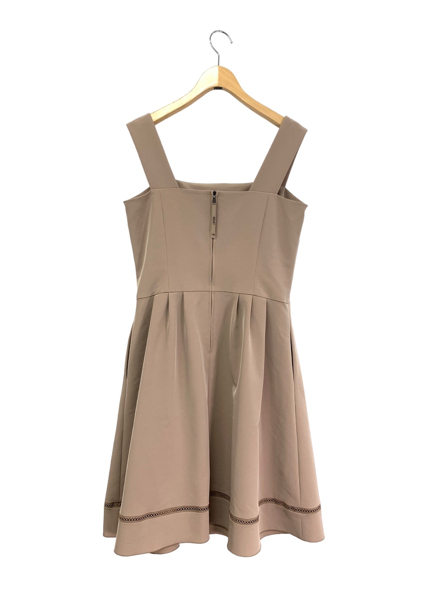 フォクシーニューヨーク Dress Elegant Stitch 39925 42 ベージュ ワンピース | 中古ブランド品・古着通販ビープライス