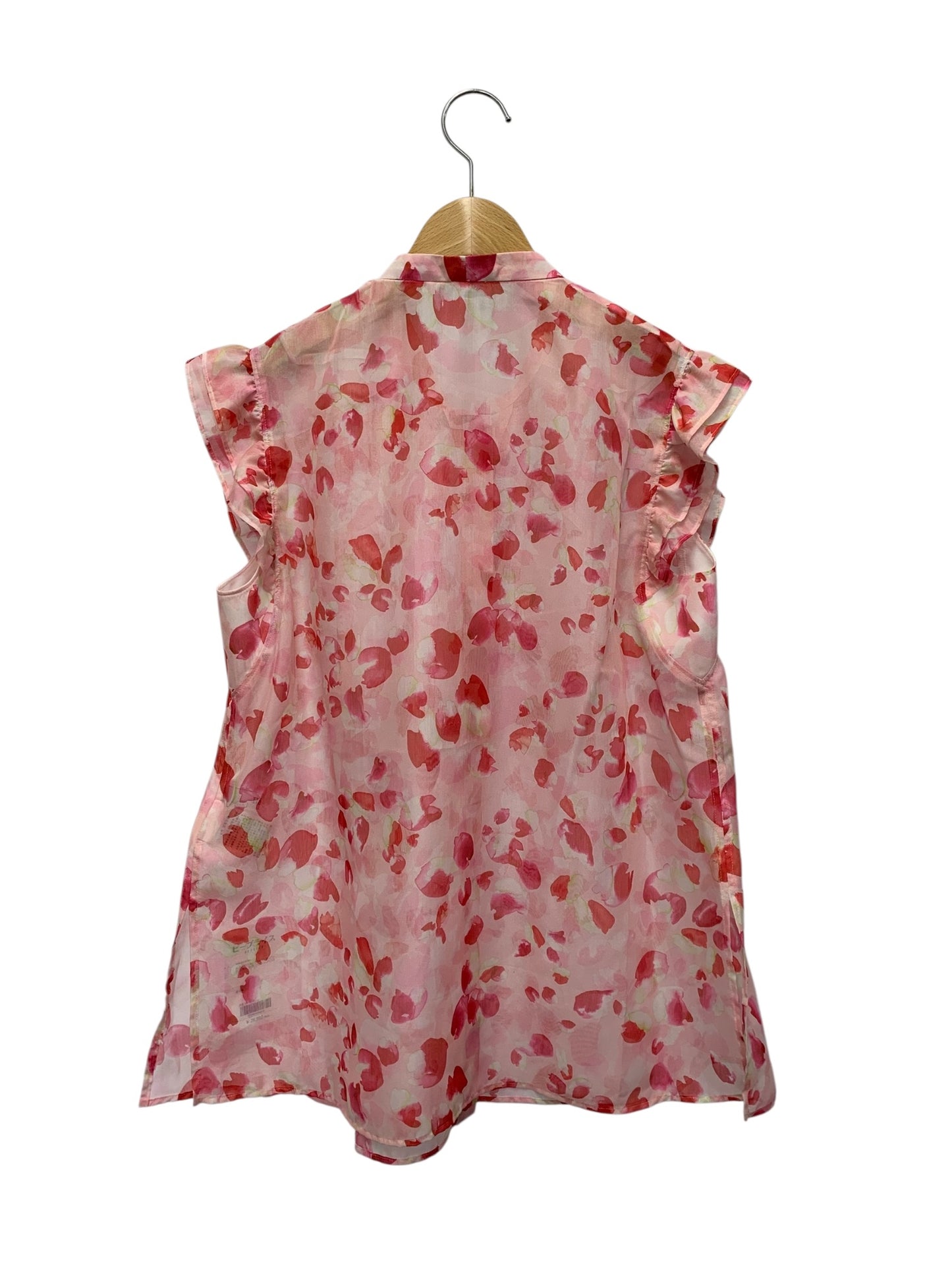 ルネ 6511140 ブラウス 38 ピンク シアー 花柄 フラワープリント ITYKB192BQHO