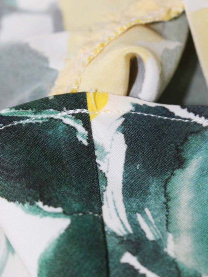 グレースクラス ボタニカルドレープトップ 0221241146 36 イエロー IT1QG3XKT5X8 【SALE】