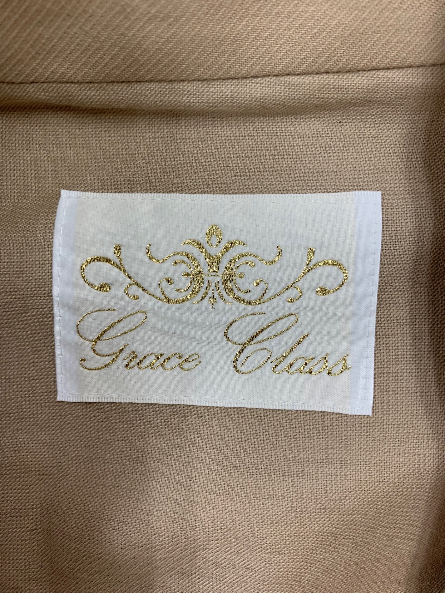 グレースクラス コットンライダースコート 2916 2034-0 36 ベージュ IT5VRKEPJ2GS 【SALE】