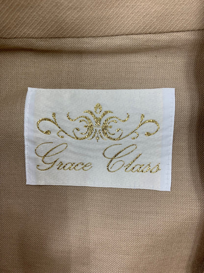 グレースクラス コットンライダースコート 2916 2034-0 36 ベージュ IT5VRKEPJ2GS 【SALE】