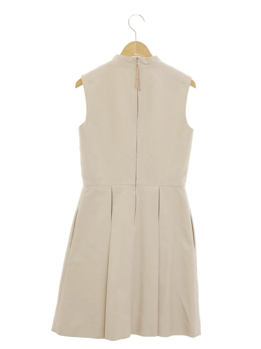 フォクシーニューヨーク Dress Faille Pleeat FitandFlare 35074 ワンピース 38 ベージュ IT86Z6J7PCN0