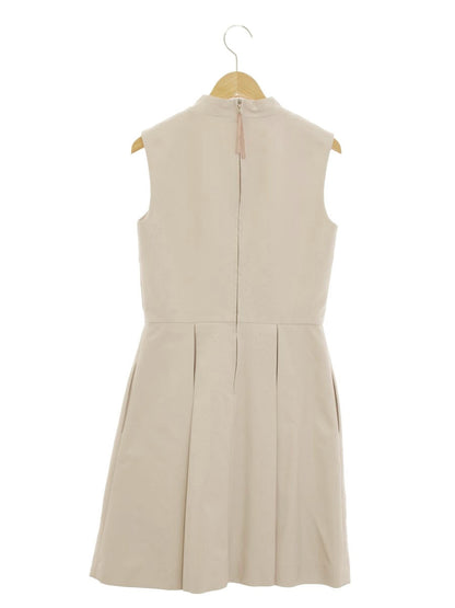 フォクシーニューヨーク Dress Faille Pleeat FitandFlare 35074 ワンピース 38 ベージュ IT86Z6J7PCN0