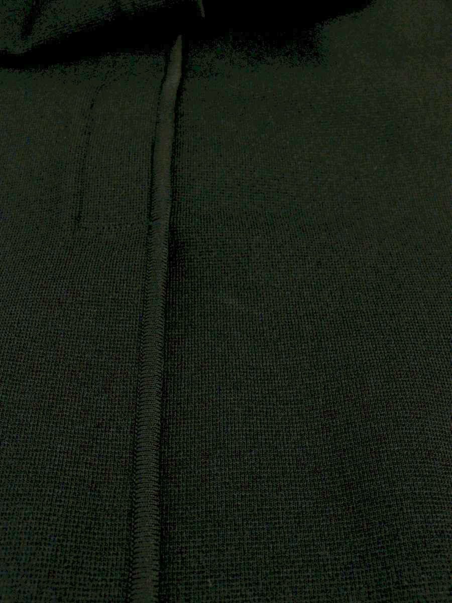 ルネ 6912780 ワンピース 36 ブラック ニット ロールカラー IT18RPPQXJFW